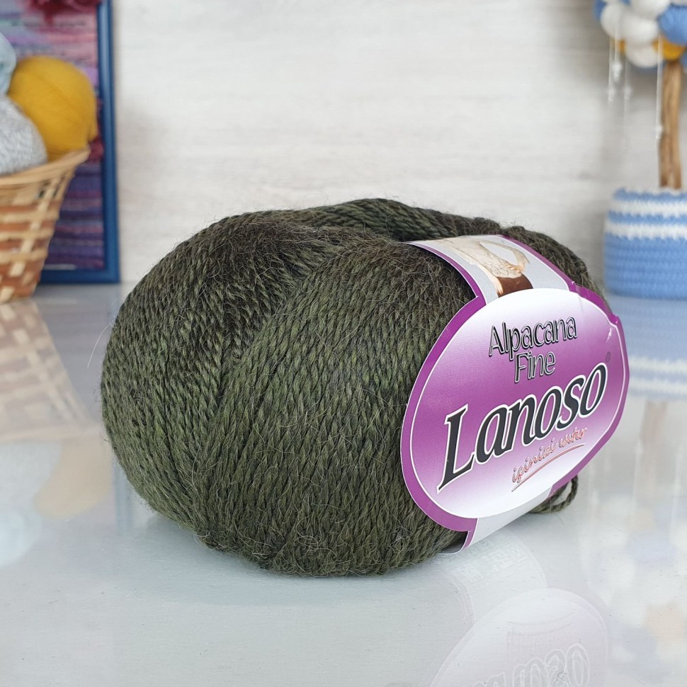 Alpacana fine Lanoso - 929 (хаки)