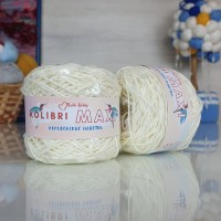 Колибри макси королевские пайетки - 159 (молочный с прозрачными пайетками)