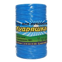 Нить для рукоделия "Кудряшка" "500гр." - 045 (василек)