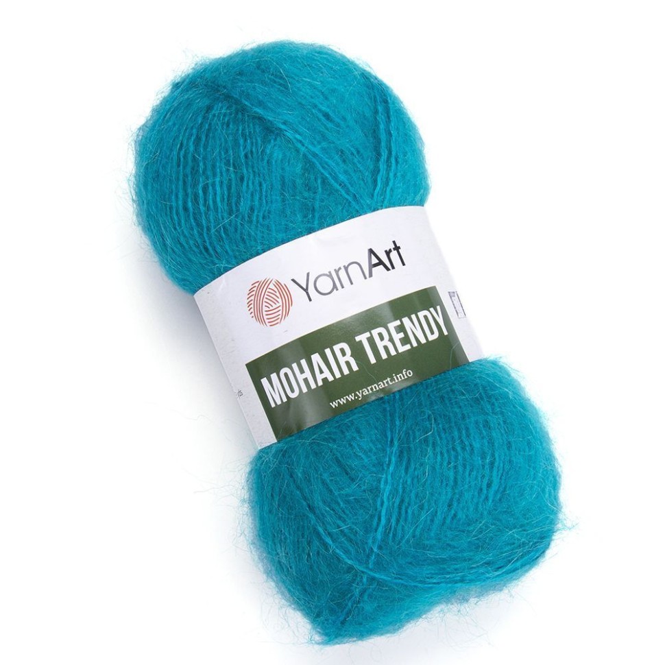 Mohair Trendy YarnArt - 106 (гол.бирюза)
