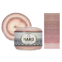 Angora Luks Color (Нако) - 82358 (роз-бел)