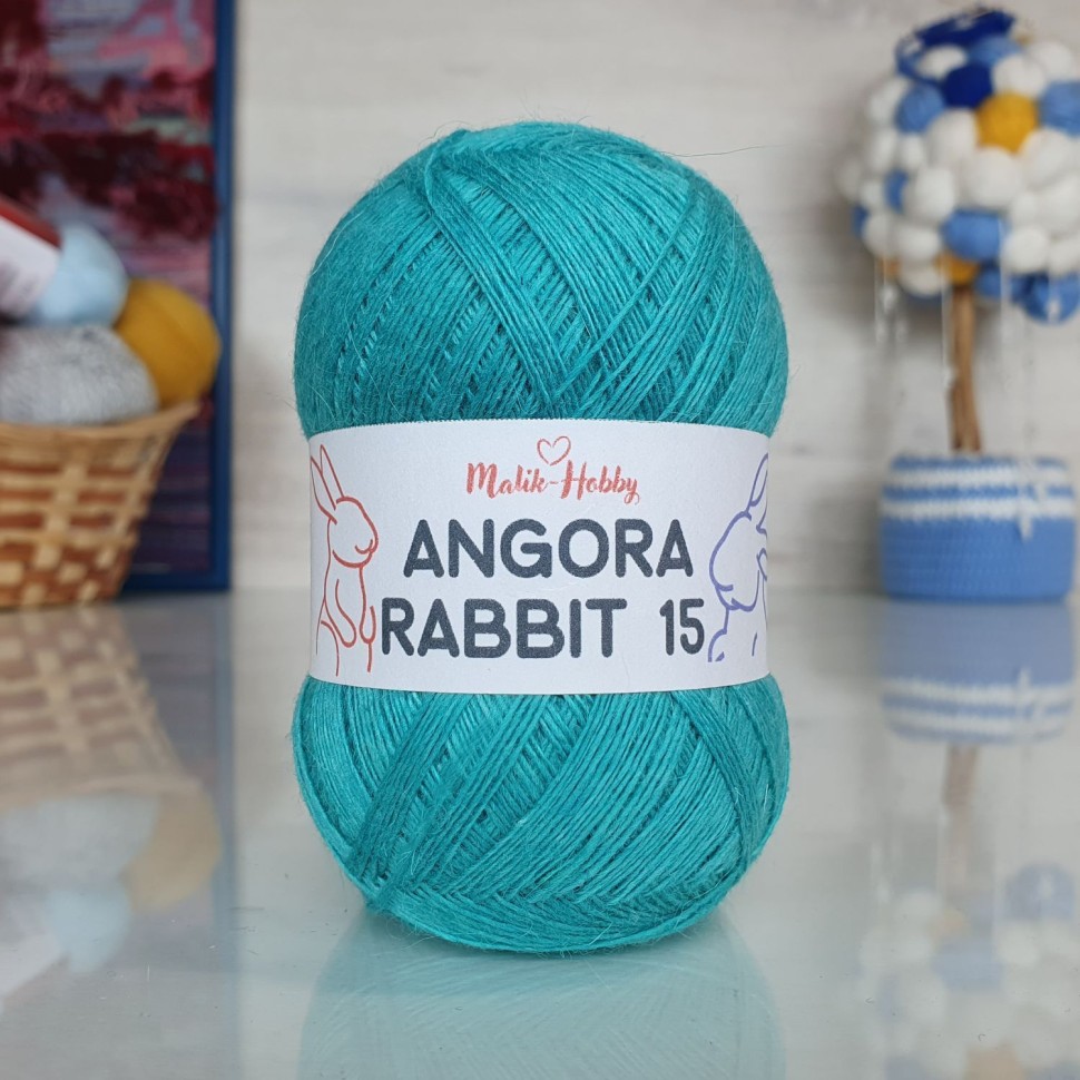 Angora Rabbit 15 - 085 (аквамарин)