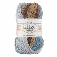 BAHAR BATIK - 4148 (сер-зел-кор принт)