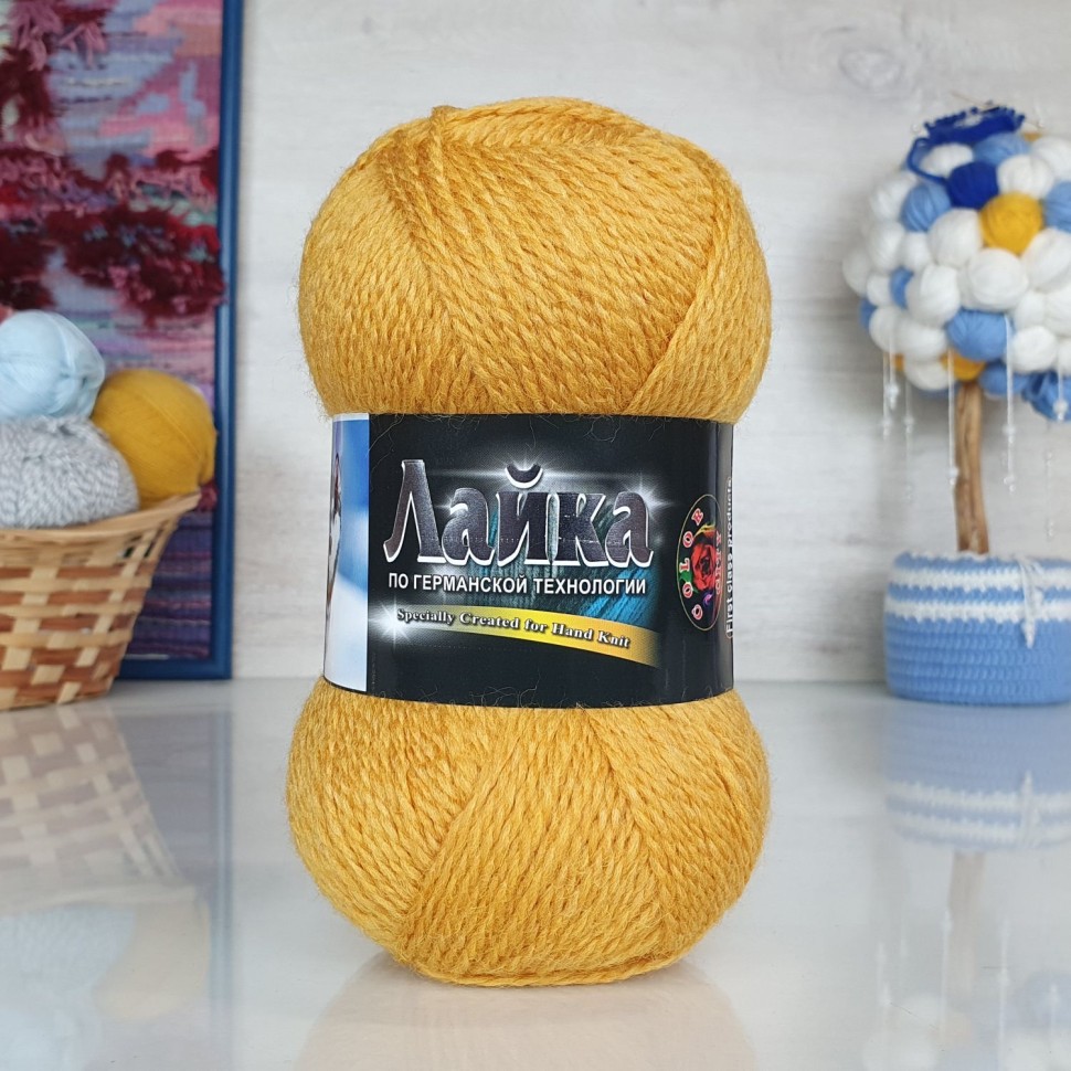 Лайка - 2520_2 (тем.желтый)