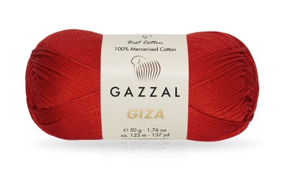 Пряжа Giza (Gazzal) - 2466 (красный)