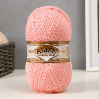 Пряжа &quot;Angora Gold&quot; 20% шерсть, 80% акрил 550м/100гр (363 св.-роз.)