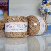 Колибри макси королевские пайетки - 167 (верблюжий с прозрачными пайетками)