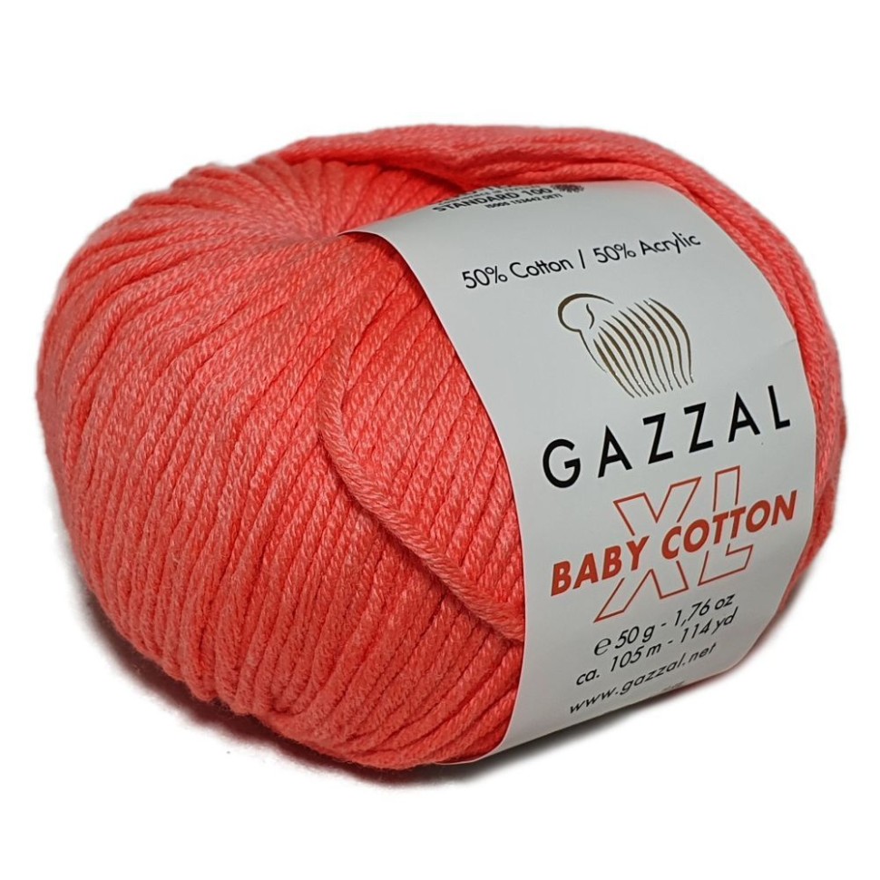 BABY COTTON XL (Gazzal) - 3460 (бл.коралл)
