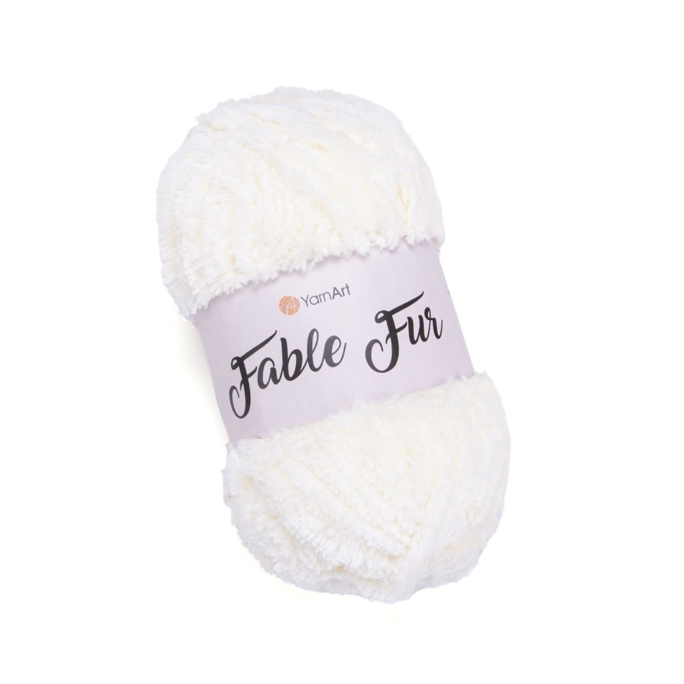 Fable Fur, YarnArt - 966 (крем)