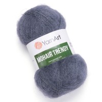 Mohair Trendy YarnArt - 114 (серый)