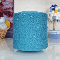 Kolibri с пайетками - 093 (мор.волна с прозр.пайет)