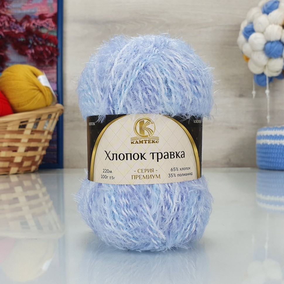 Хлопок Травка (Камтекс) - 237 (разн. 1- бел/гол/сир)