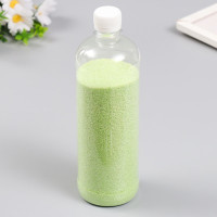 Песок цветной &quot;Салатовый&quot; 1000±50гр МИКС