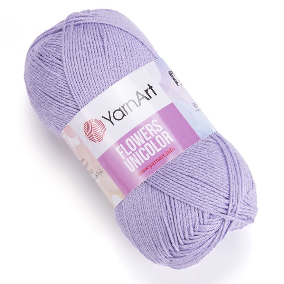 Flowers Unicolor YarnArt - 747 (сиреневый)