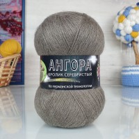 Ангора кролик серебристый - 2600 (тем.бежевый)