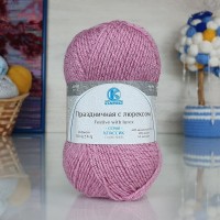 Праздничная с люрексом Камтекс - 194 (розовый цикламен)