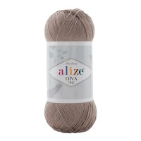 DIVA FINE ALIZE - 167 (тем.бежевый)
