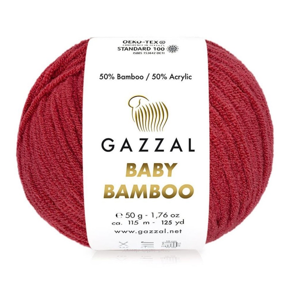 Baby Bamboo, Gazzal - 95204 (тем.красный)