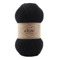 Wooltime, Alize - 60 (чёрный)