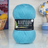 Ангора кролик серебристый - 308 (316) (св.бирюзовый)