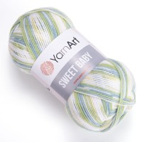 Sweet Baby, YarnArt - 905 (зеленый принт)