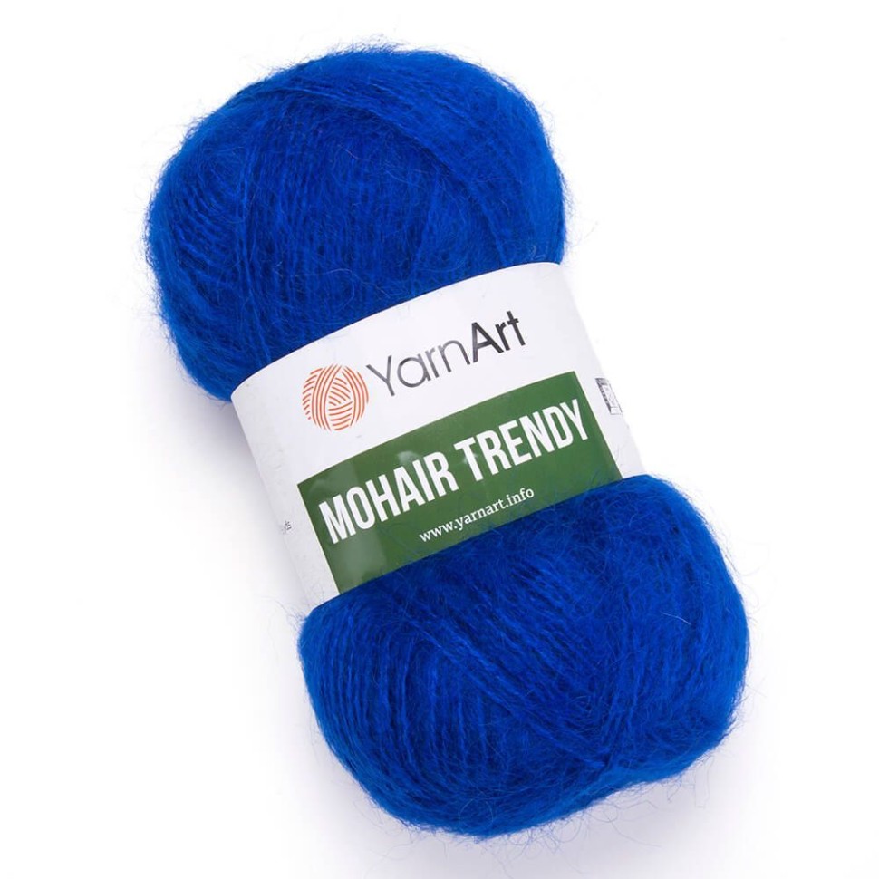 Mohair Trendy YarnArt - 128 (васильковый)