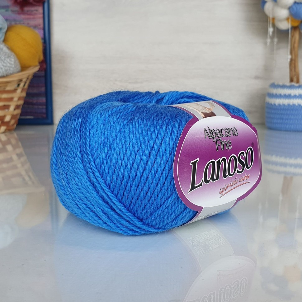 Alpacana fine Lanoso - 954 (яр.голубой)