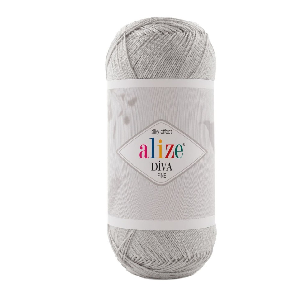DIVA FINE ALIZE - 168 (св.серый)