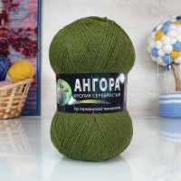 Ангора кролик серебристый - 404 (2938) (болотный)