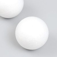 Пенопластовые заготовки для творчества &quot;Шарики&quot; 9 см набор 2 шт