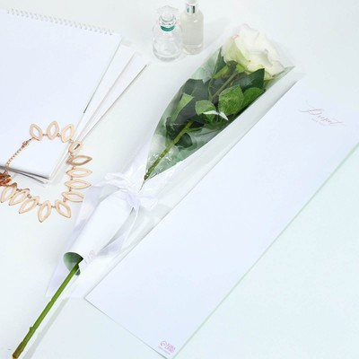 Пакет для цветов с вкладышем «Present for you», мрамор (20 шт.)