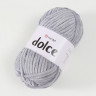 Пряжа "Dolce" 100% микрополиэстер 120м/100гр (782 св.серый)