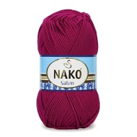 Saten 100гр. (Nako) - 13925 (тем.мальва)