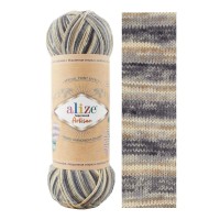 SUPERWASH ARTISAN ALIZE - 9005 (серый принт)