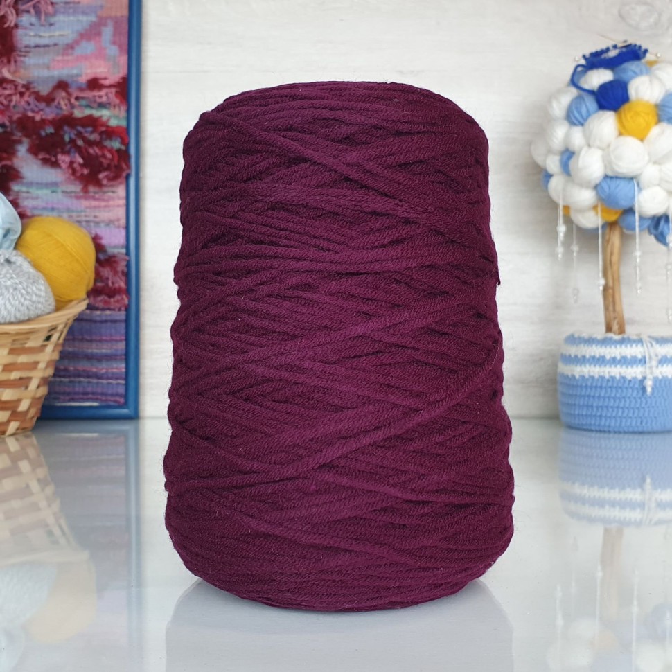 Соловей, тафтинг - 36 (бордовый)