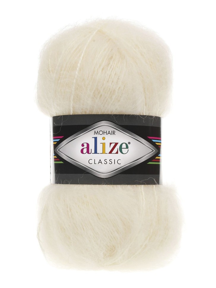 MOHAIR CLASSIC (ALIZE) - 01 (кремовый)