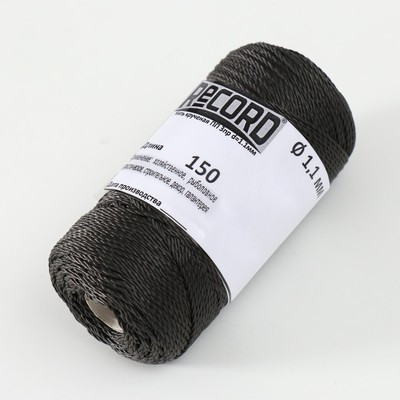 Нить крученая ПП 3пр d=1.1мм (150, син, черн, Ц4"набор) Нить крученая ПП 3пр d=1.1мм (150, син, черн, Ц4"набор)