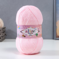 Пряжа &quot;Sekerim Bebe&quot; 100% акрил 320м/100гр (184 светло-розовый)