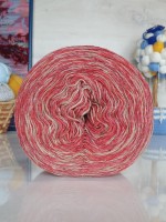 Ангорка меланж Рассказовская - 16_3 (красн-коррал-горчица)