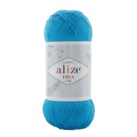 DIVA FINE ALIZE - 245 (голубая бирюза)