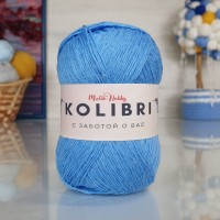 Kolibri с пайетками -087 (голубой с прозр.пайет)