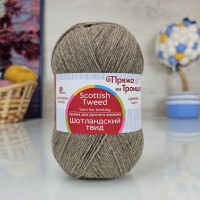 Шотландский твид (ТКФ) - 1019 (серобежевый меланж)