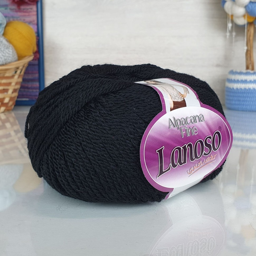 Alpacana fine Lanoso - 960 (черный)