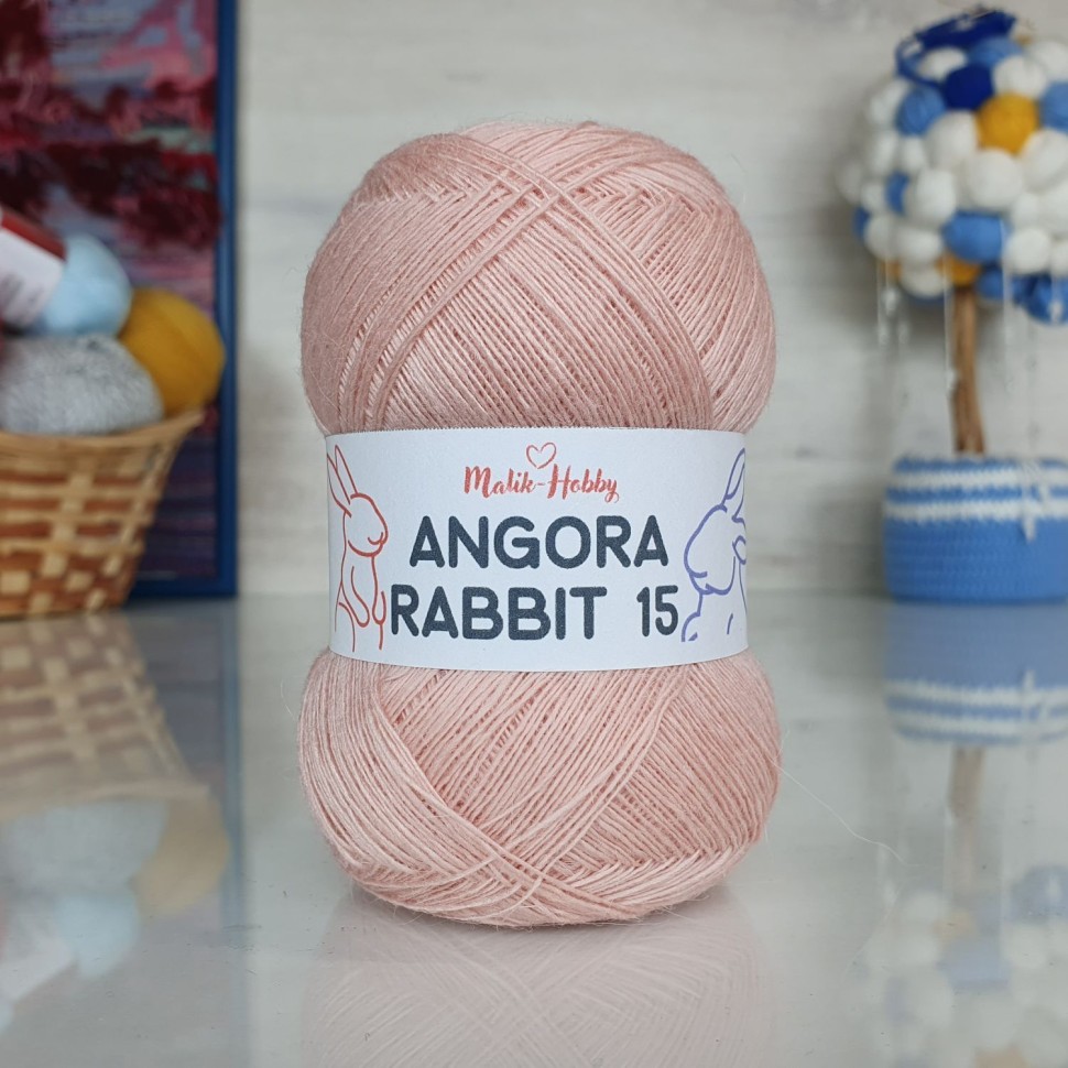 Angora Rabbit 15 - 102 (розово-персиковый)