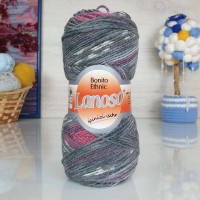 Bonito ethnic Lanoso - 1204 (розов/серый)