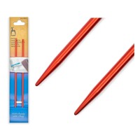 61003 Иглы для вяз/изд. с нейл. петлей, разм. 15 см, цветные алюм., 2 шт PONY