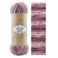 SUPERWASH ARTISAN ALIZE - 9011 (брусничный принт)