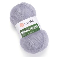 Mohair Trendy YarnArt - 113 (дым.серый)