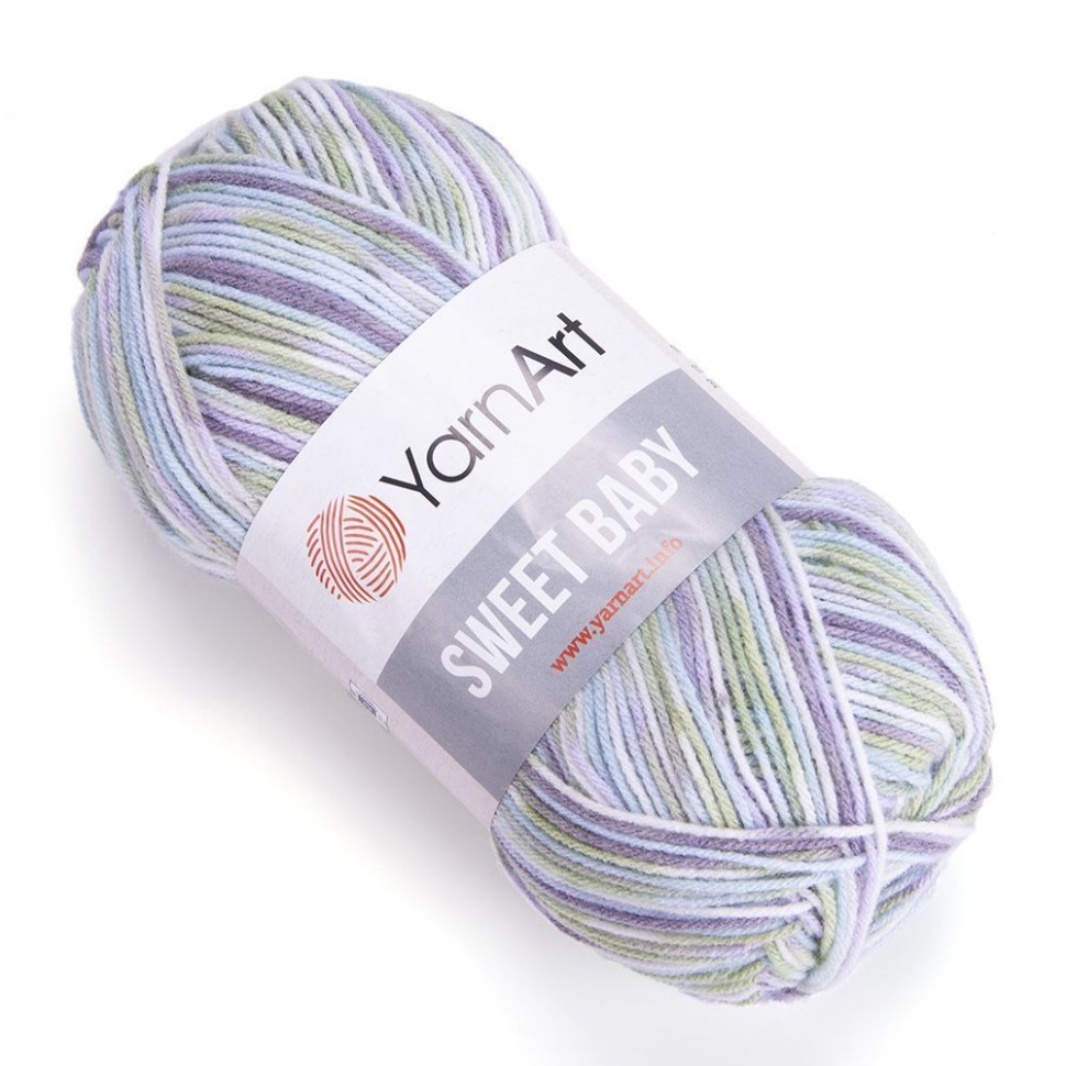 Sweet Baby, YarnArt - 912 (тал.вода-белый принт)