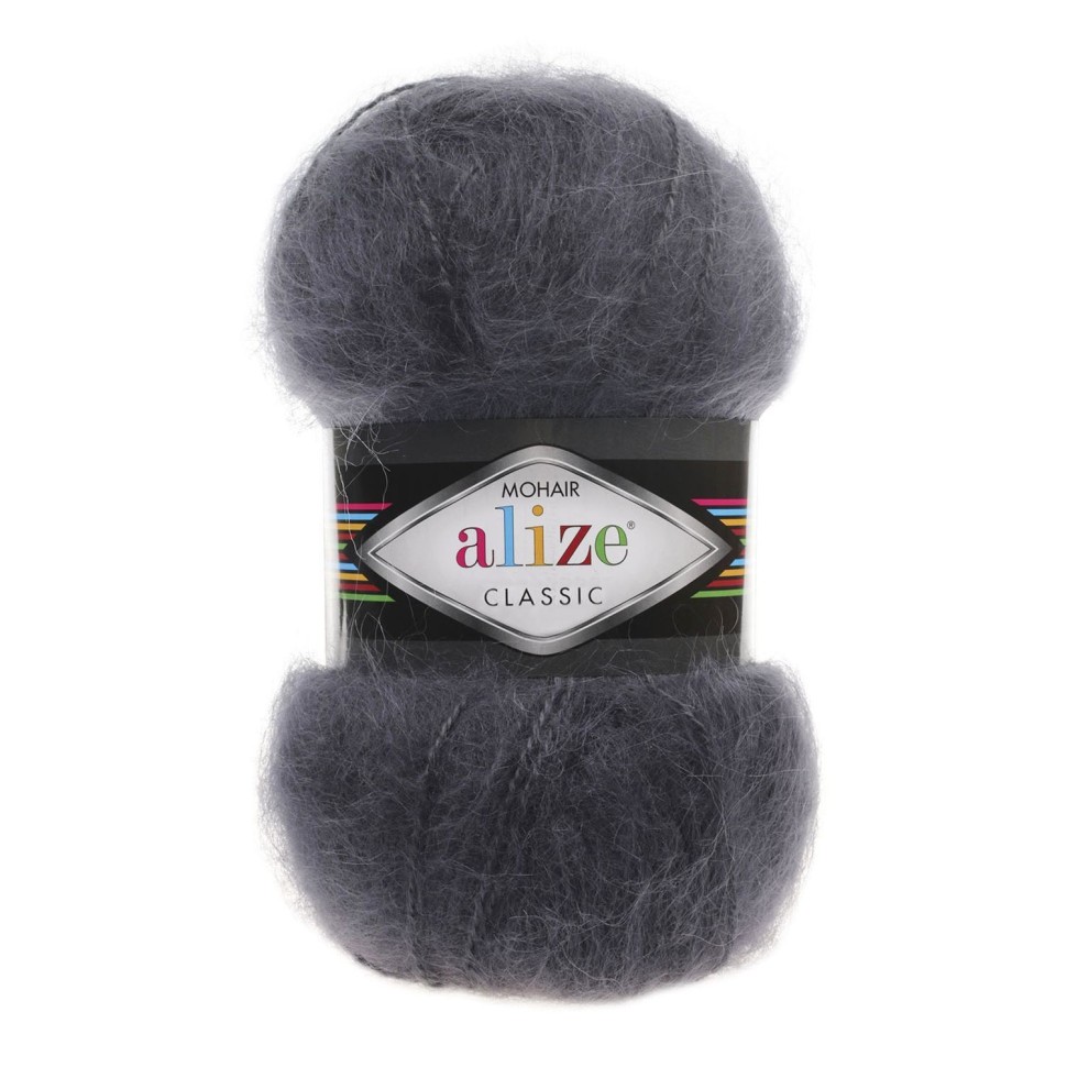 MOHAIR CLASSIC (ALIZE) - 53 (т.серый)